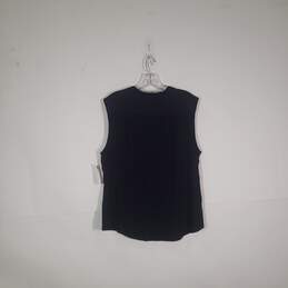 Womens Chest Pockets V-Neck Sleeveless Pullover Blouse Top Size XL alternative image