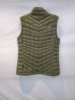 The North Face Thermoball Olive Full Zip Puffer Vest Jacket Women's Size S alternative image