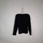 Womens Regular Fit Knitted V-Neck Long Sleeve Pullover Sweater Size XL image number 1