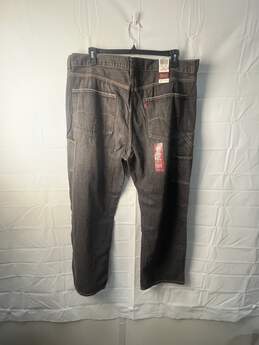 Levi's Charcoal Wash Loose Straight Carpenter Pants 42x32