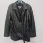 Women’s Wilsons Leather Belted Full-Zip Leather Jacket Sz M image number 1