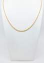 Vintage 14K Yellow Gold Twisted Rope Chain Necklace 15.4g image number 1