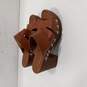 Coach And Four Women's Brown Leather Sandal Heels Size6.5M image number 4