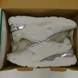 Puma Muse X-2 Metallic White Silver Women's Shoes Size 9