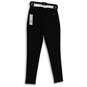 NWT Womens Black Stretch Slim Fit Tapered Leg Ankle Leggings Size 4 image number 2