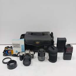 Minolta Maxxum XTsi 28-80mm Film Camera with Accessories in Bag