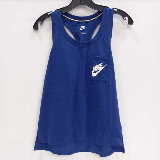 Nike Women's Purple Pocket Tank Activewear Top Size S image number 1