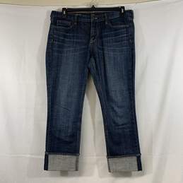 Women's Dark Wash J.Crew Matchstick Jeans, Sz. 33R