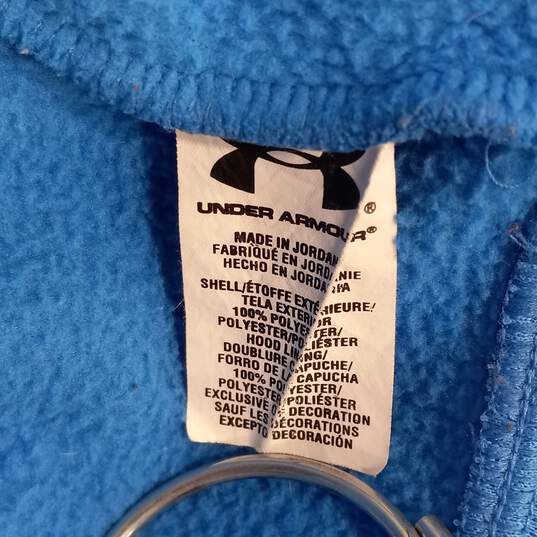 Under Armour Blue Pullover Hoodie Women's Size XL image number 5