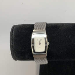 Designer Skagen Silver-Tone Denmark Stainless Steel Analog Wristwatch