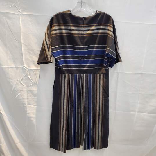 Pendleton Wool Stripe Button Front Dress NWT Size 10 image number 2