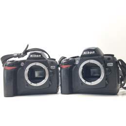 Nikon D70 6.1MP Digital SLR Camera Bodies Lot of 2 (For Parts or Repair)
