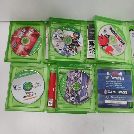 Bundle of 5 Assorted Microsoft XBOX One  Video Games image number 3
