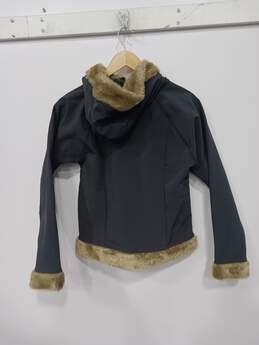 Marmot Faux Fur Trim Full Zip Hooded Jacket Size M alternative image