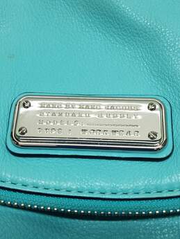 AUTHENTICATED Marc by Marc Jacobs Turquoise Leather Foldover Crossbody Bag alternative image