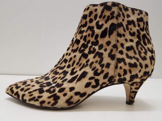 Sam Edelman Kinzey Calf Fur Leopard Boots Beige 7 image number 2