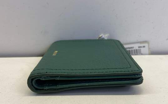 Fossil Bi Fold Wallet Green Leather image number 3