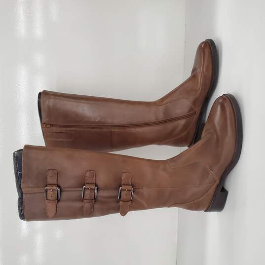 ECCO Boot Brown Leather Women's Size 6-6.5 US | GoodwillFinds