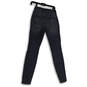 Womens Black Elastic Waist Pull-On Denim Skinny Leg Jegging Jeans Size 2 image number 2