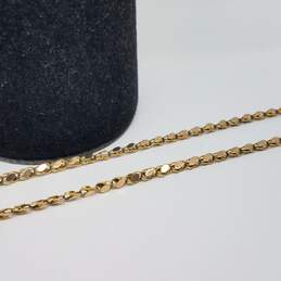 13k Gold Unique Link Chain Necklace 6.8g alternative image