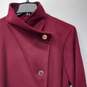 Women's Michael Kors Merlot Woolen Trench Coat 2X NWT image number 3