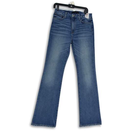 NWT Womens Blue Denim 5-Pocket Design Medium Wash Bootcut Jeans Size 30 image number 1
