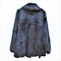 Vintage Women's Black Rabbit Fur Coat alternative image