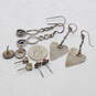 Assortment of 5 Pairs of Sterling Silver Earrings - 12.6g image number 7