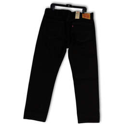 NWT Mens Black 505 Regular Denim Dark Wash Straight Leg Jeans Size 38/32 alternative image