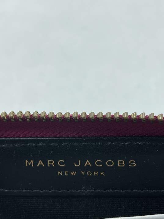 Marc Jacobs Fuchsia Ziparound Wallet COA image number 5