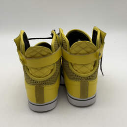 Mens Atlas 1G-1500-11 Yellow Black Round Toe Lace-Up Sneaker Shoes Size 11 alternative image