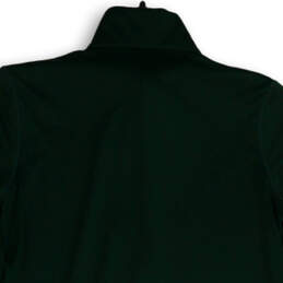 Womens Green 1/4 Zip Mock Neck Long Sleeve Pullover Activewear Top Size XS alternative image