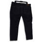 Mens Blue Denim Dark Wash 5 Design Pocket Straight Jeans Size 40x30 image number 2