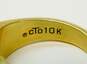 10K Yellow Gold 0.18 CTTW Diamond P & H Men's Ring 11.0g image number 5