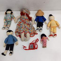 Bundle of 6 Rag Dolls alternative image