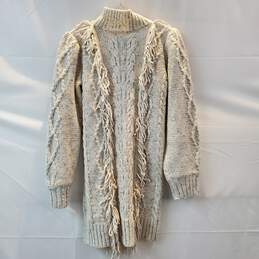 Line and Dot Mockneck Long Sleeve Sweater Dress NWT Size S alternative image