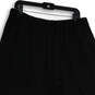 Womens Black Elastic Waist Slash Pocket Pull-On Ankle Pants XL Petite image number 3