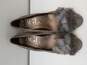 Women's Suede Fringe Low Heel Pumps Size 36.5 image number 6