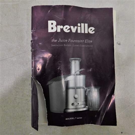 Breville Juice Fountain Elite W/ Pitcher & Lid image number 2