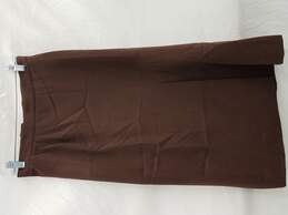 Jones New York Women's Brown Midi Pencil Skirt SZ 12