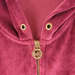 Michael Kors Women's Burgundy Sweater SZ XL alternative image