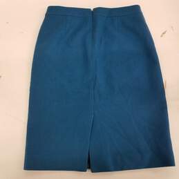 J. Crew No. 2 Pencil Skirt Turquoise Size 2 alternative image