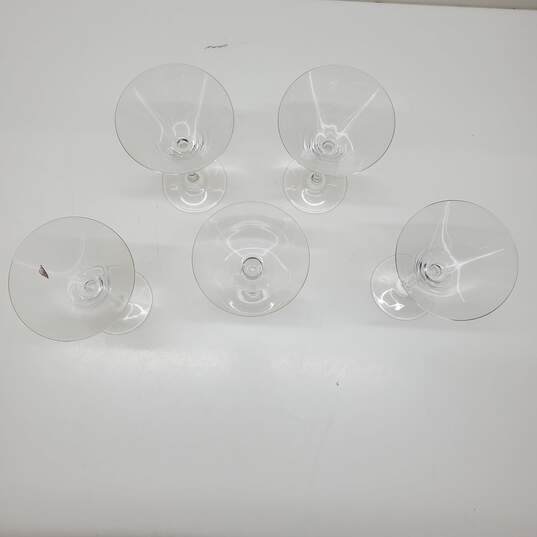Set of 4 + 1 Clear Estelle Martini Glasses image number 2