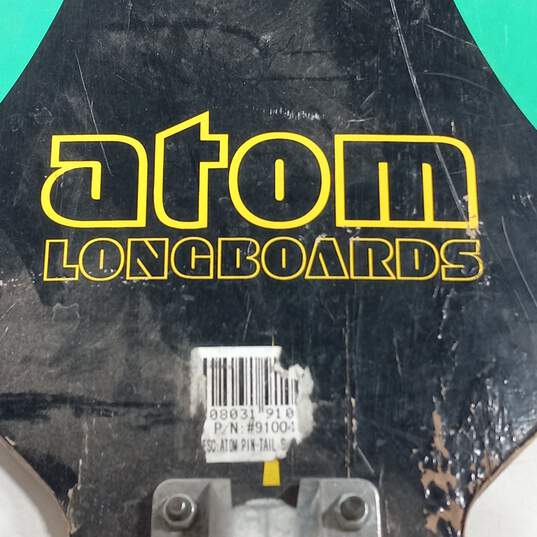 Atom Longboard Green Yellow Black image number 6