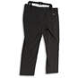 Womens Gray Flat Front Pockets Regular Fit Straight Leg Dress Pants Size 16 image number 2