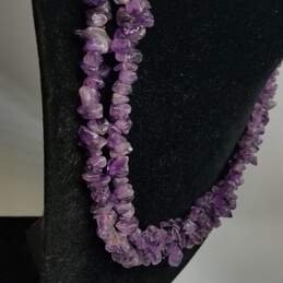 Amethyst Nugget 36inch Endless Necklace 86.6g alternative image