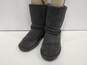 Bearpaw Women's Gray Adele Suede Leather & Sheepskin Boots Size 8 image number 1