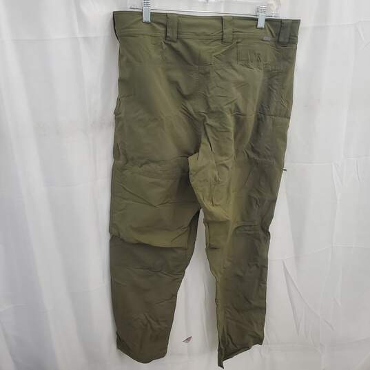 REI Men's Olive Green Hiking Cargo Pants Size 36x32 image number 2