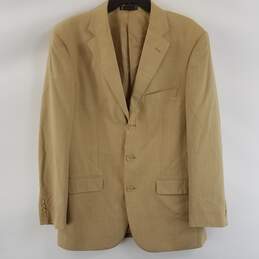 Emanuel Ungaro Men Suit Jacket XL Beige