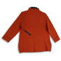 NWT Womens Orange Mock Neck Long Sleeve Pullover Sweater Size Large image number 1